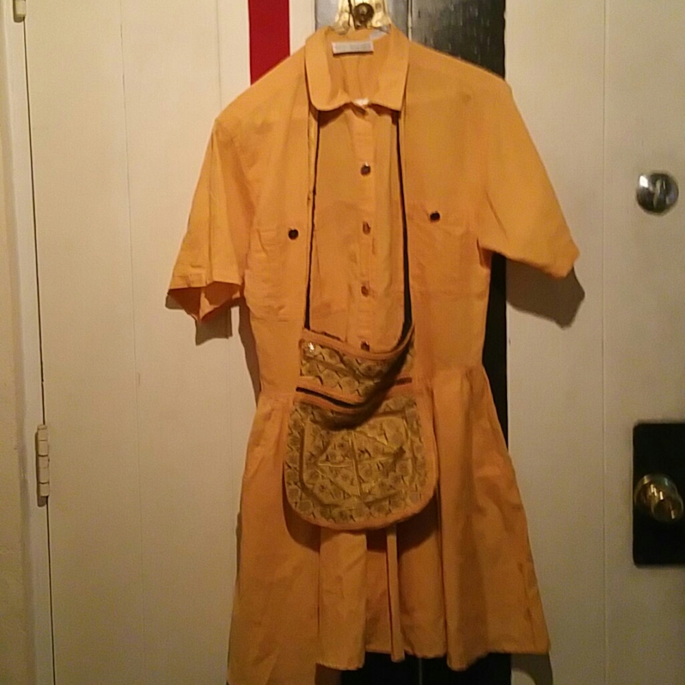 this is a David Benjamin all linen dress